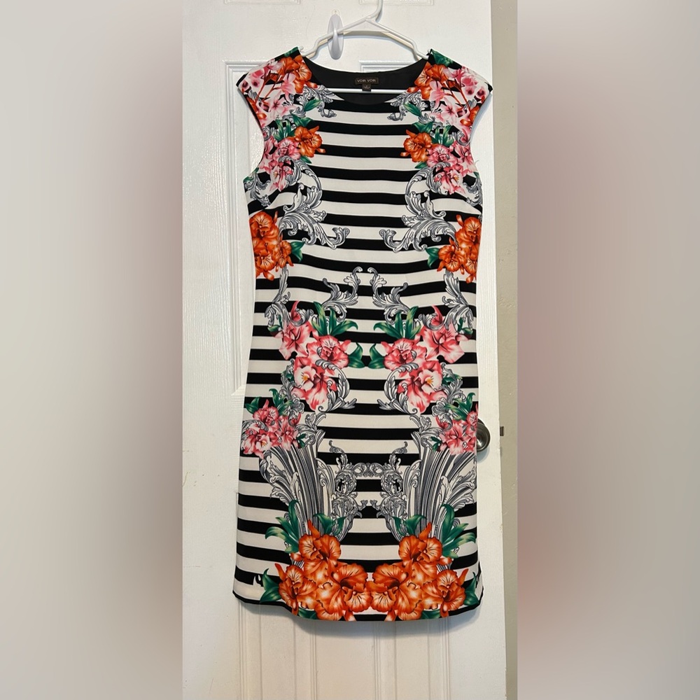 Sleeveless Floral Dress